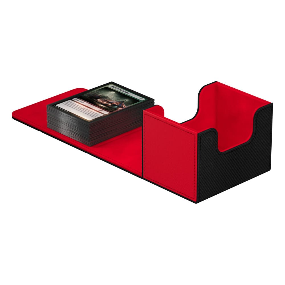 Ultimate Guard - Synergy Sidewinder 100plus Black/Red Deck Box - Good Games