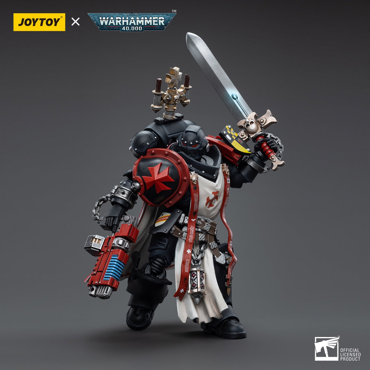Warhammer Collectibles 1/18 Scale Black Templars Sword Brethren Brother Lombast - Good Games