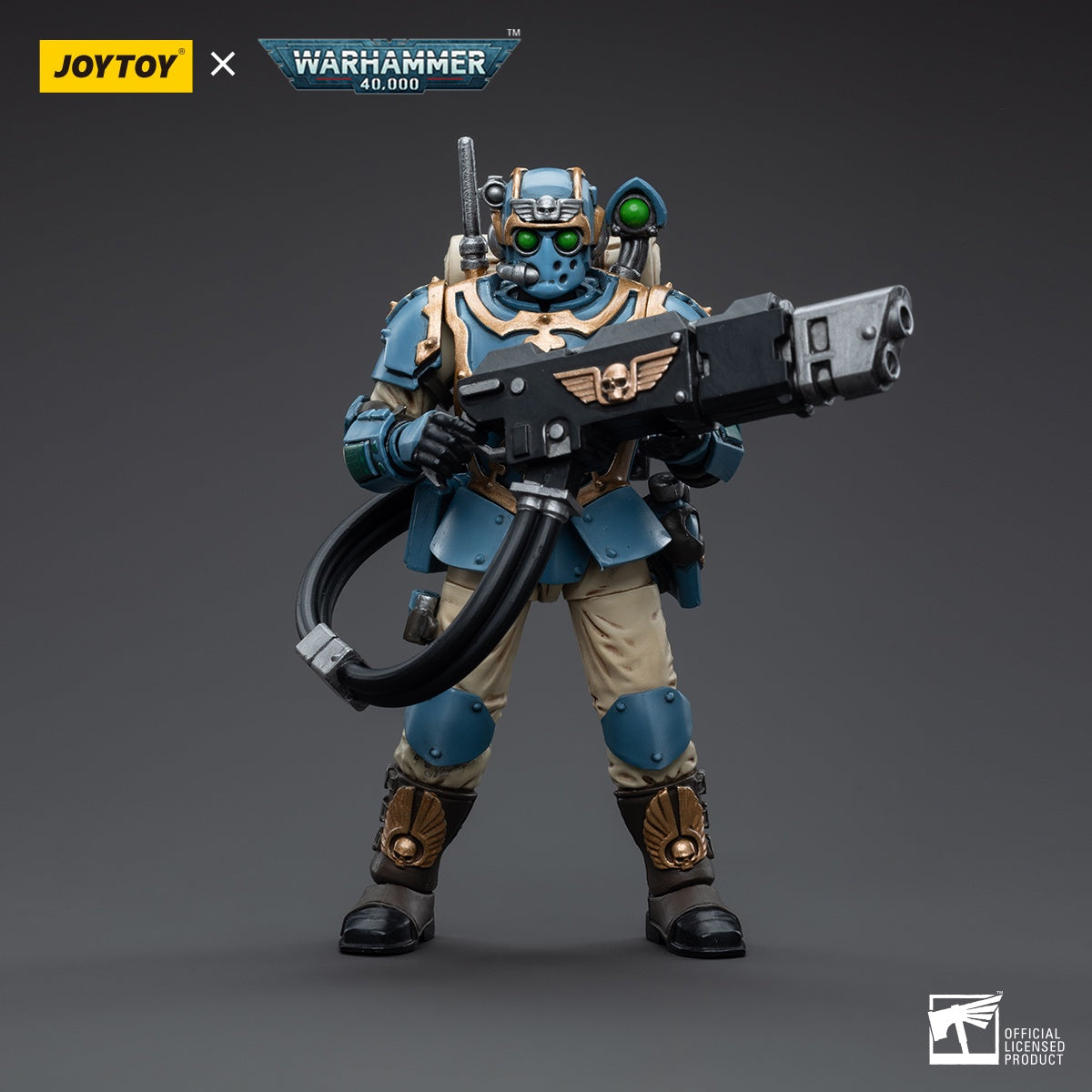 Warhammer Collectibles 1/18 Scale Astra Militarum 55th Kappic Eagles Hotshot Volley Gunner - Good Games