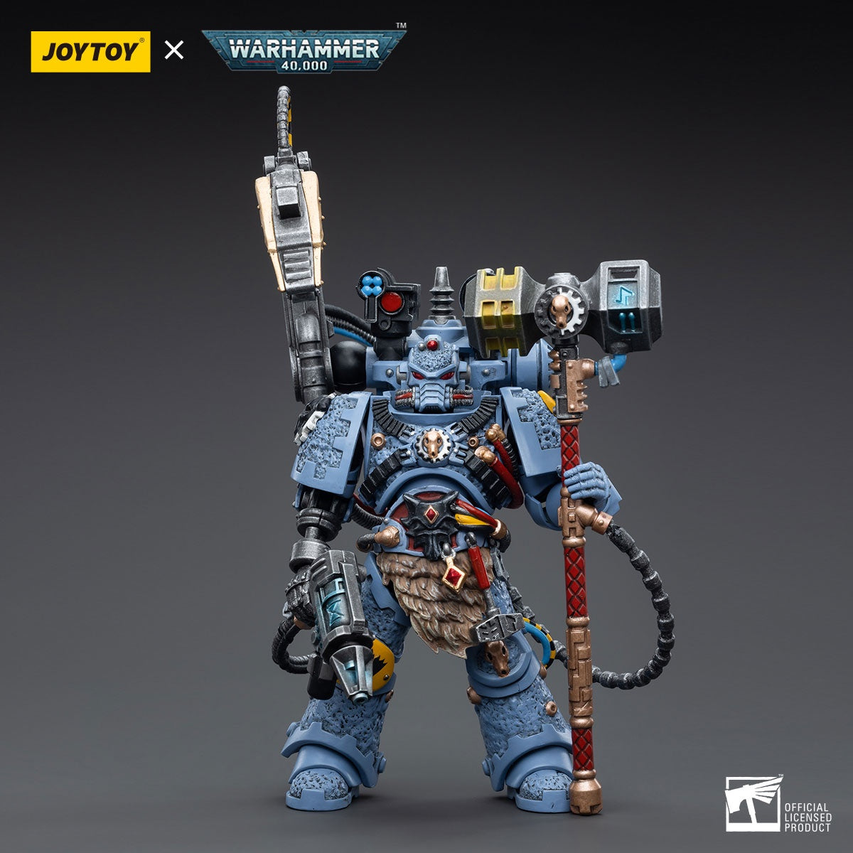 Warhammer Collectibles 1/18 Scale Space Wolves Iron Priest Jorin Fellhammer