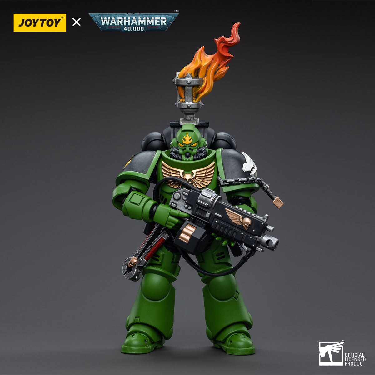 Warhammer Collectibles 1/18 Scale Salamanders Intercessors Sergeant Tsekgan