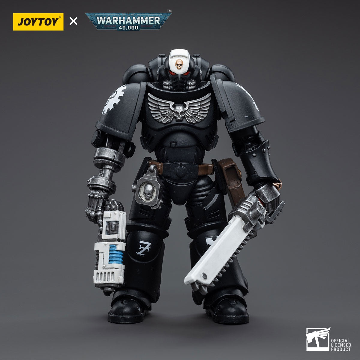 Warhammer Collectibles 1/18 Scale Iron Hands Assault Intercessors Sergeant Kalock