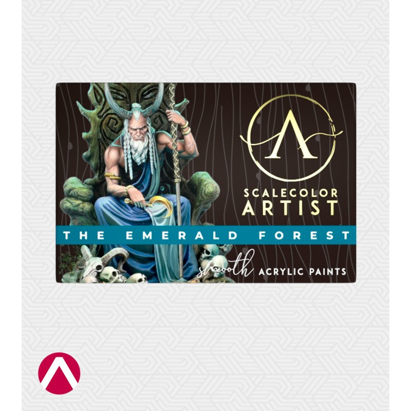 Scale 75 Scalecolor Artist The Emerald Forest Paint Set - Good Games