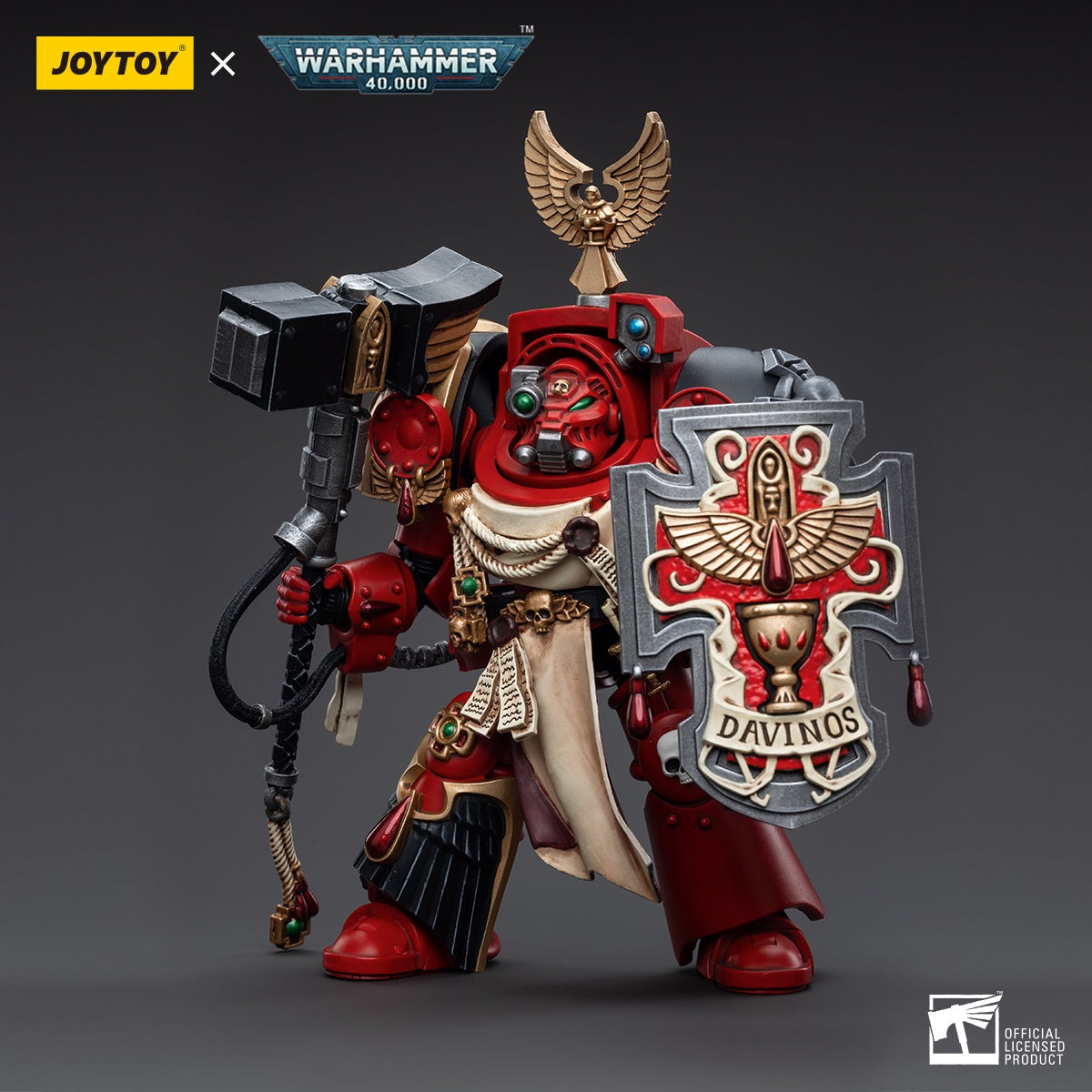 Warhammer Collectibles 1/18 Scale Blood Angels Assault Terminators Brother Davinos