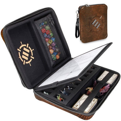 Enhance Tabletop Series RPG Organizer Case Brown - Good Games