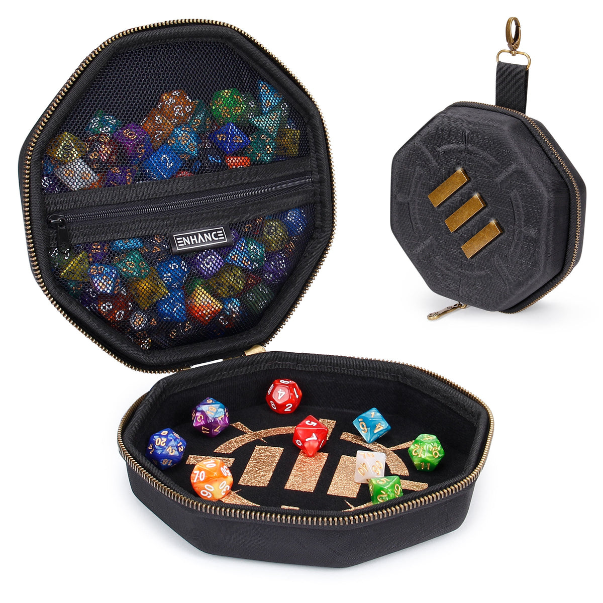 Enhance Tabletop Series RPG Dice Case Black