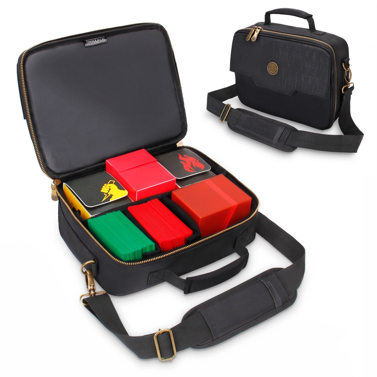 Enhance Tabletop Series Trading Card Travel Case Black (Preorder)
