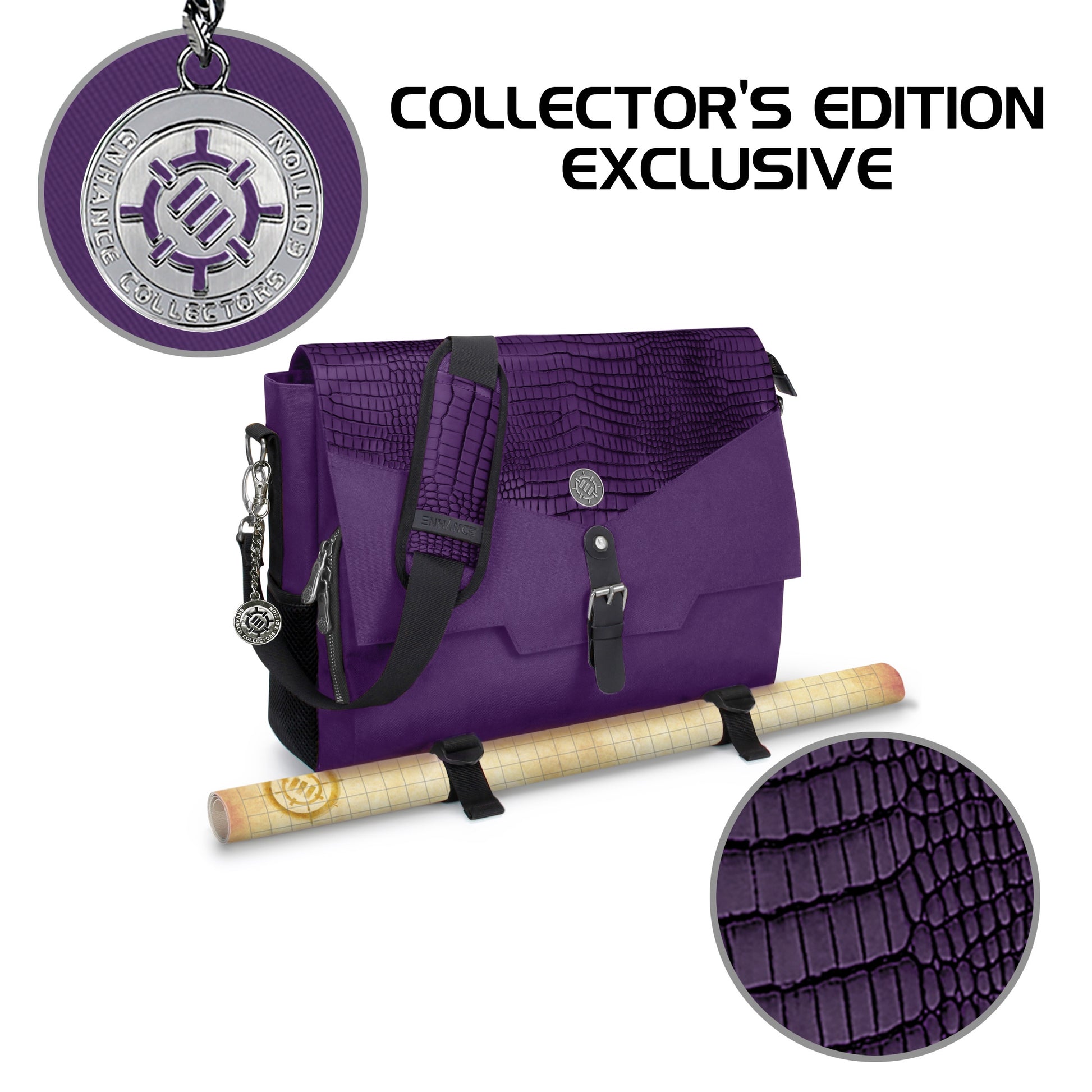Enhance Tabletop RPG Players Bag Collectors Edition Purple - Good Games
