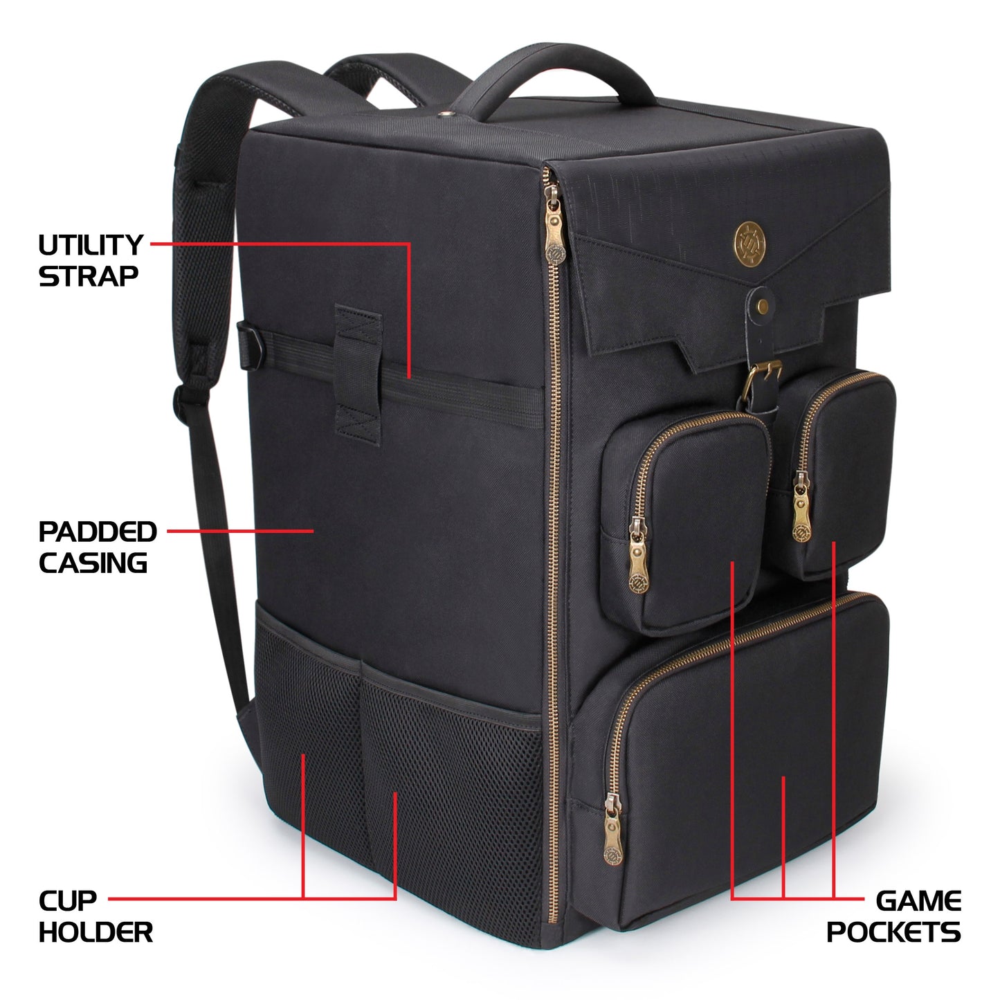 Enhance Board Game Backpack Black - Good Games