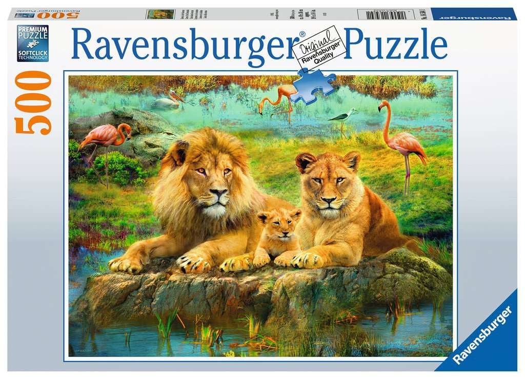 Ravensburger - Lions in the Savannah 500 Piece Jigsaw - Good Games
