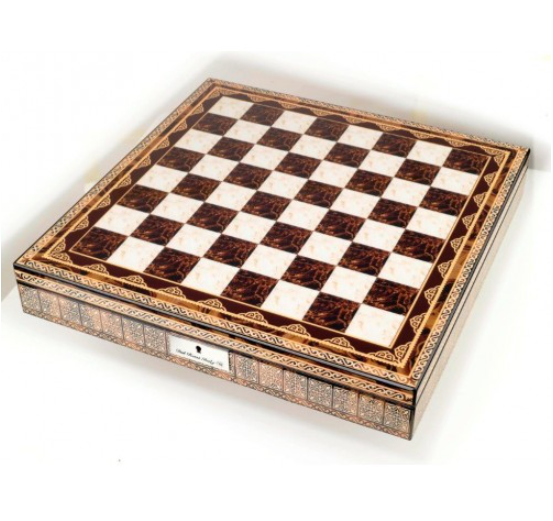 Dal Rossi 20 Mosaic Finish Chess Box - Good Games
