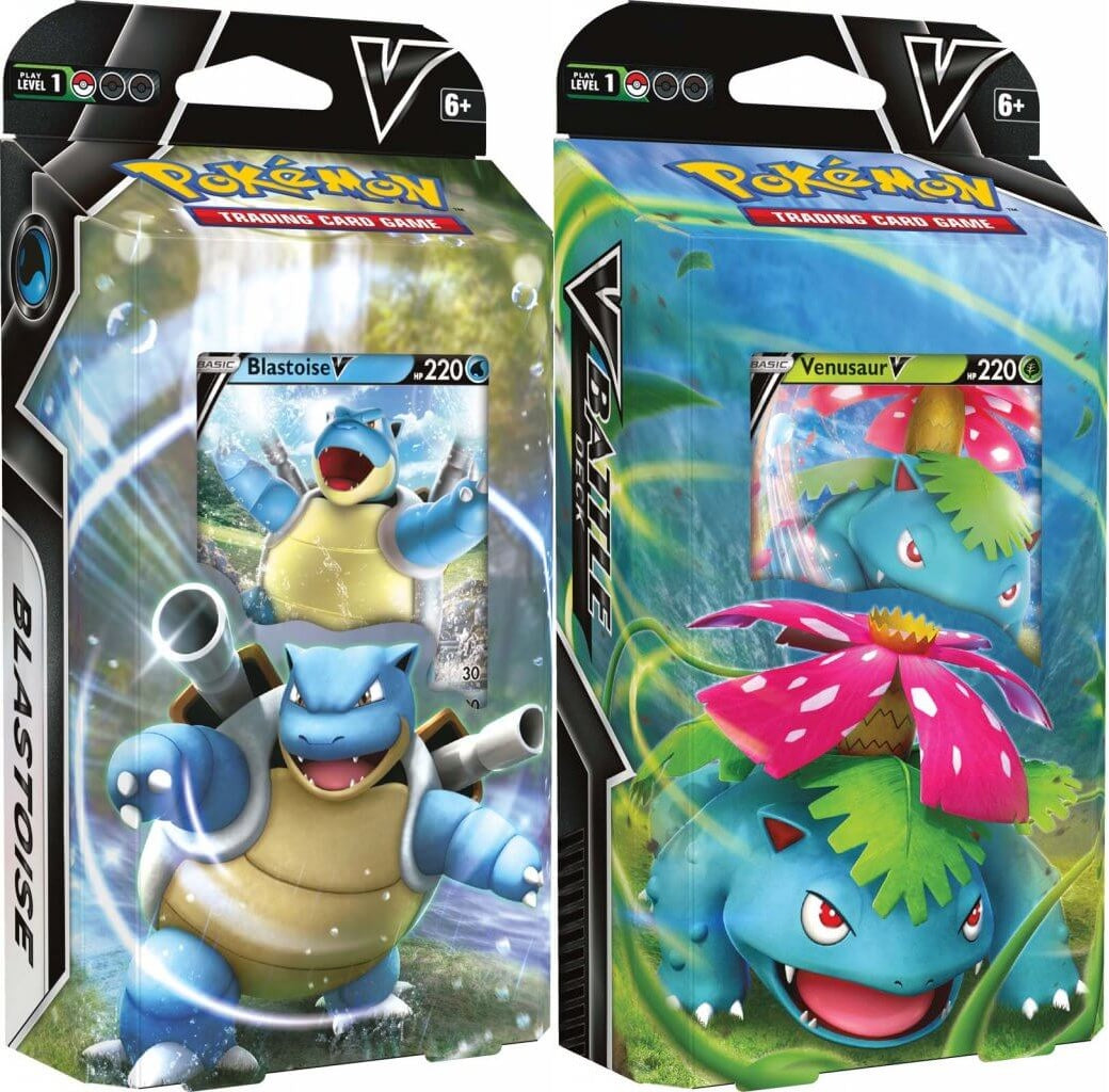 Pokemon TCG - Venusaur V &amp; Blastoise V Battle Deck