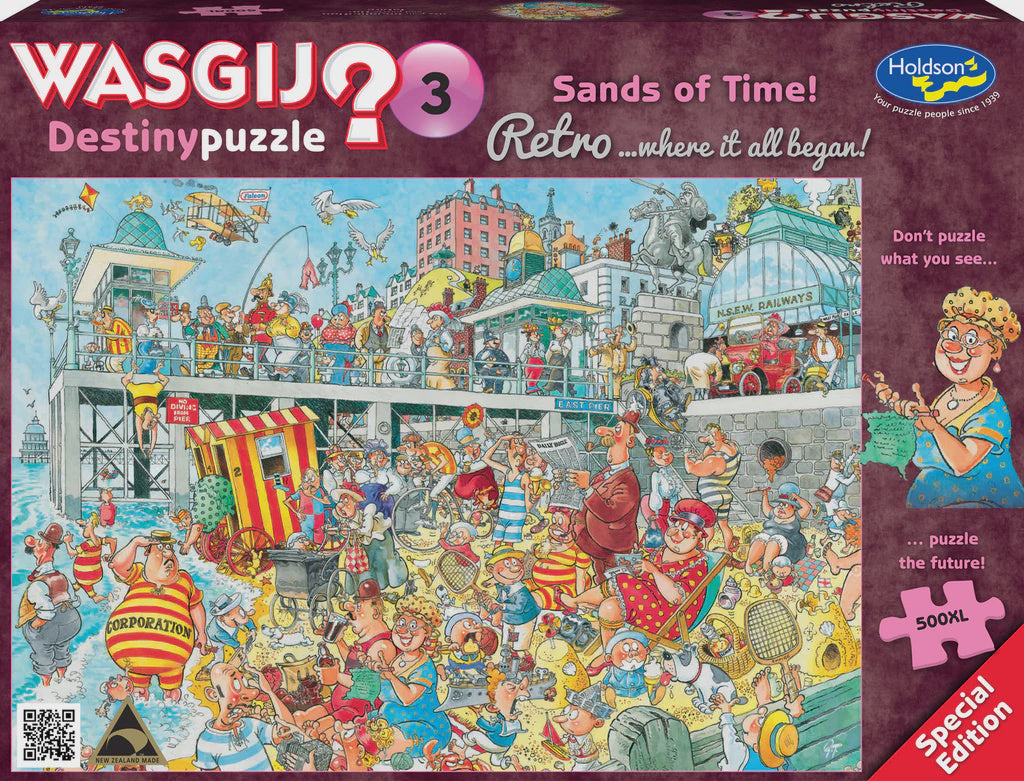 Wasgij? Retro Destiny 3 - Sands Of Time - 500 Piece Xl Jigsaw