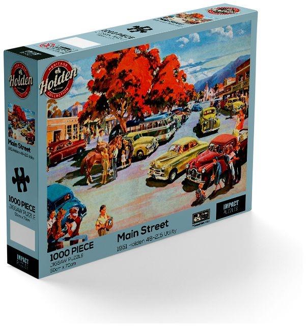 Impact Puzzle Main Street 1951 Holden 48-215 Utility 1000 Piece Jigsaw - Good Games