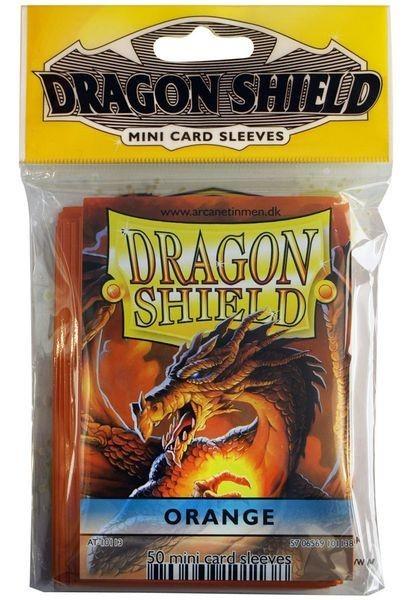 Dragon Shield Mini Sleeves Orange (50) - Good Games