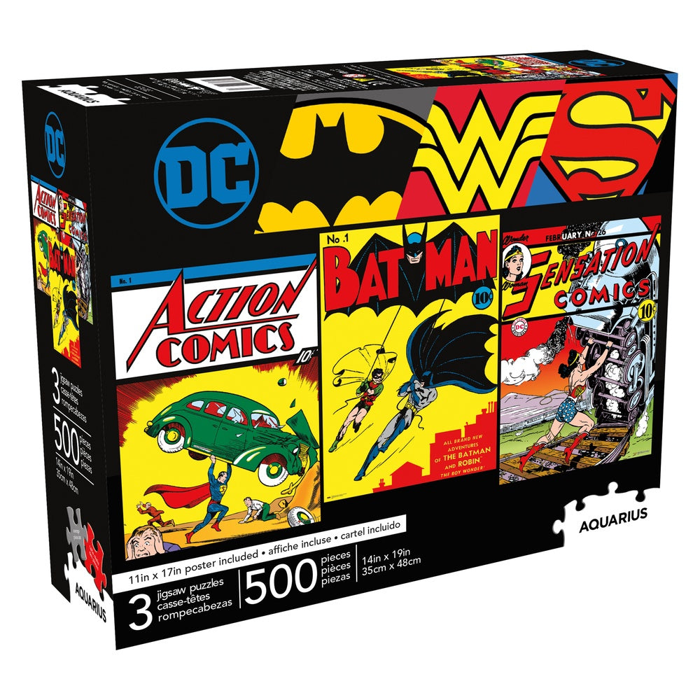 Aquarius - DC Comics 500 Piece Jigsaw 3 puzzle set - Good Games