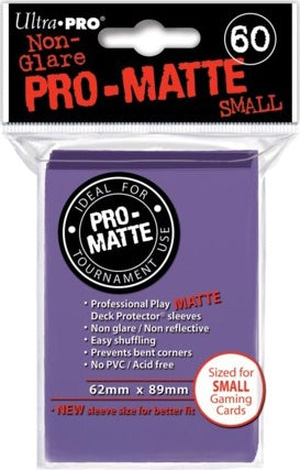 Sleeves Non-Glare Pro-Matte Small Purple 60 Pack