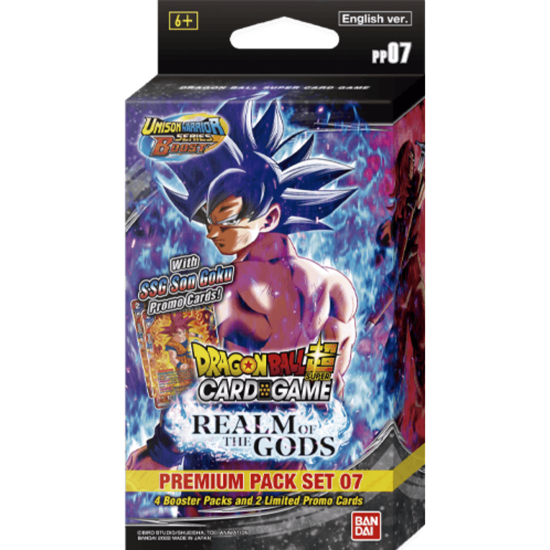 Dragon Ball Super Card Game - Series 16 UW7 Realm of the Gods Premium Pack [PP07] - Good Games