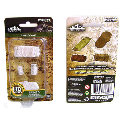 Deep Cuts Unpainted Miniatures Bedrolls - Good Games
