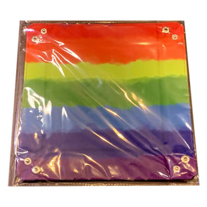 Metallic Dice Games - Velvet Folding Dice Tray - Watercolour Rainbow (10x10) - Good Games