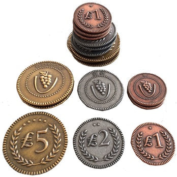 Viticulture Metal Coins - Good Games