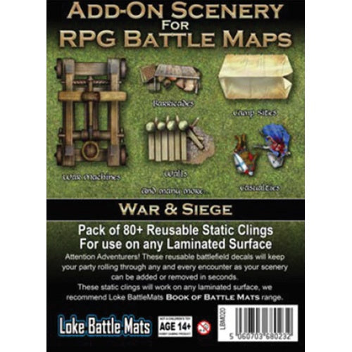 Add on Scenery for RPG Battle Maps - War & Siege - Good Games