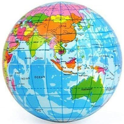 Small Globe Sponge Ball 6cm - Good Games