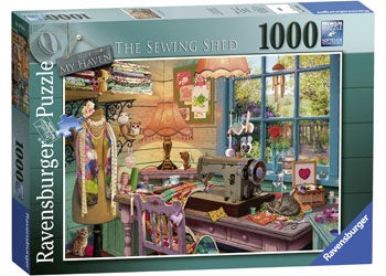Ravensburger - The Sewing Shed 1000 Piece Jigsaw - Good Games