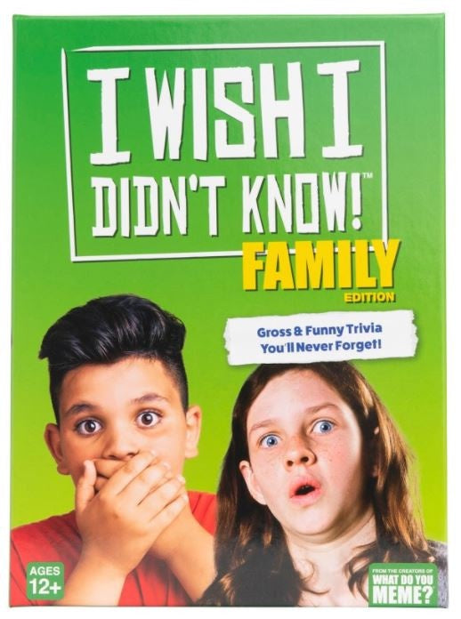 I Wish I Didnt Know Family Edition - Good Games