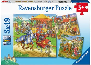Ravensburger - Life of the Knight 3x49 Piece Jigsaw - Good Games