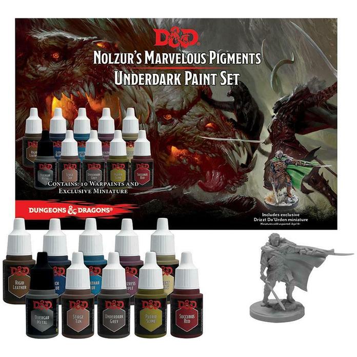 Dungeons & Dragons - Nolzurs Marvelous Pigments Underdark Paint Set - Good Games
