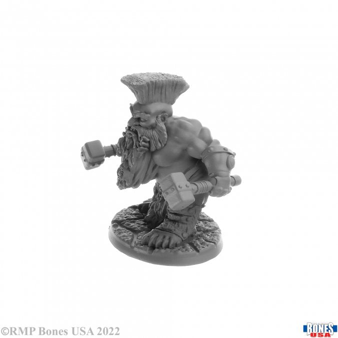 Reaper Bones Usa - Dorn Ironspike Dwarf Warrior
