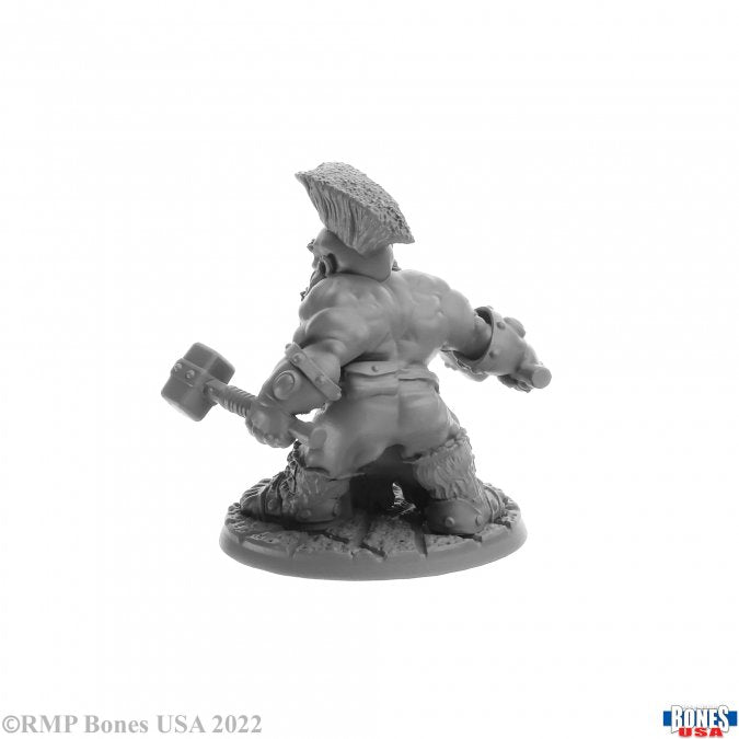 Reaper Bones Usa - Dorn Ironspike Dwarf Warrior
