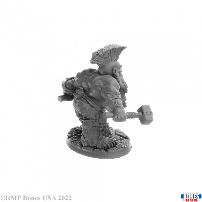 Reaper Bones Usa - Dorn Ironspike Dwarf Warrior