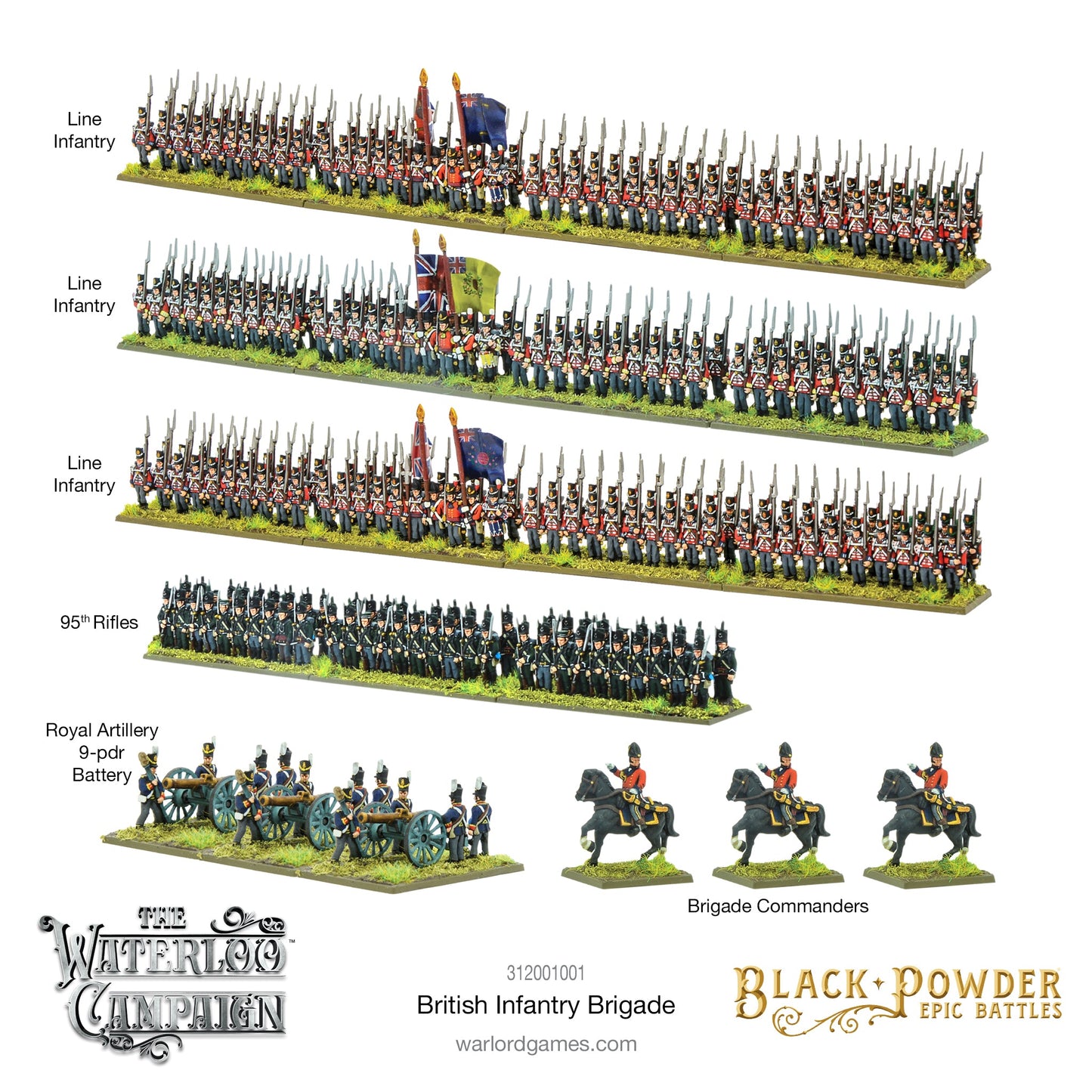 Black Powder Epic Battles: Waterloo - British Infantry - Good Games