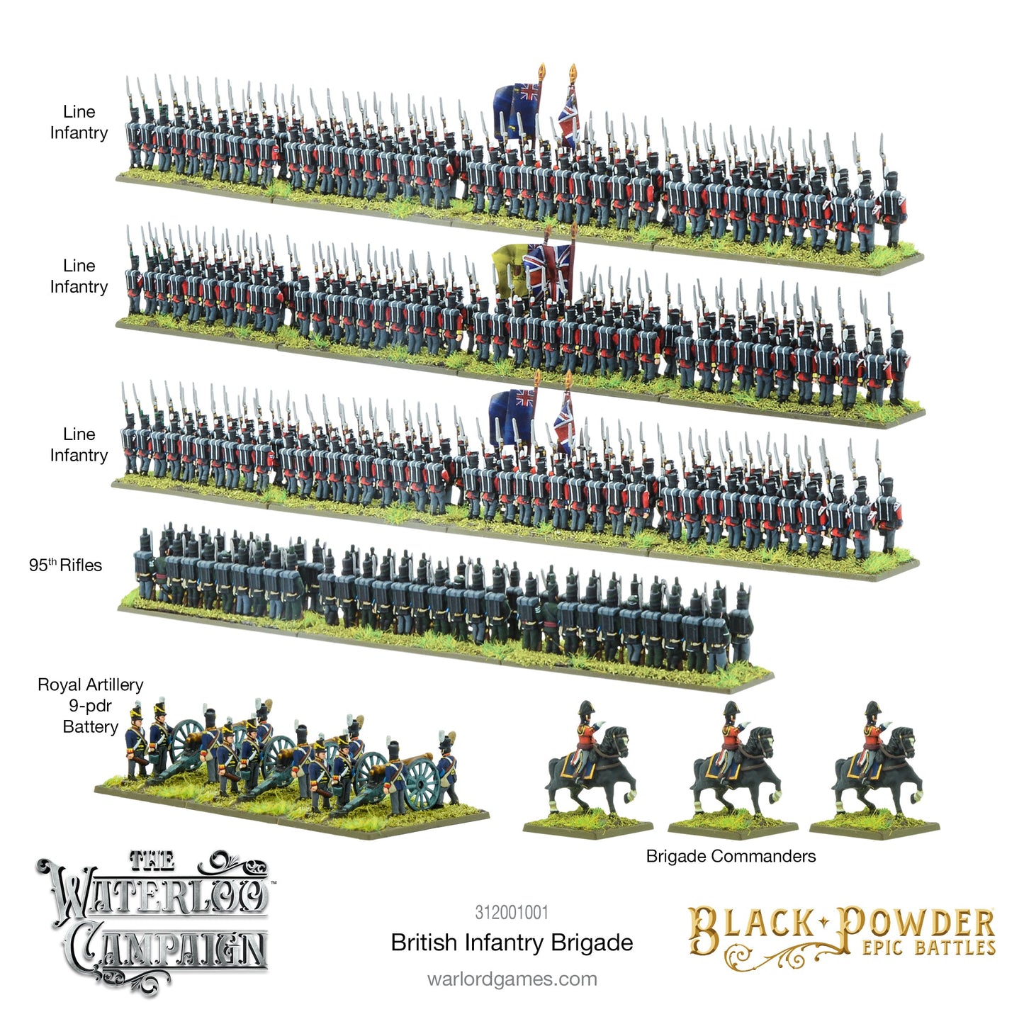 Black Powder Epic Battles: Waterloo - British Infantry - Good Games