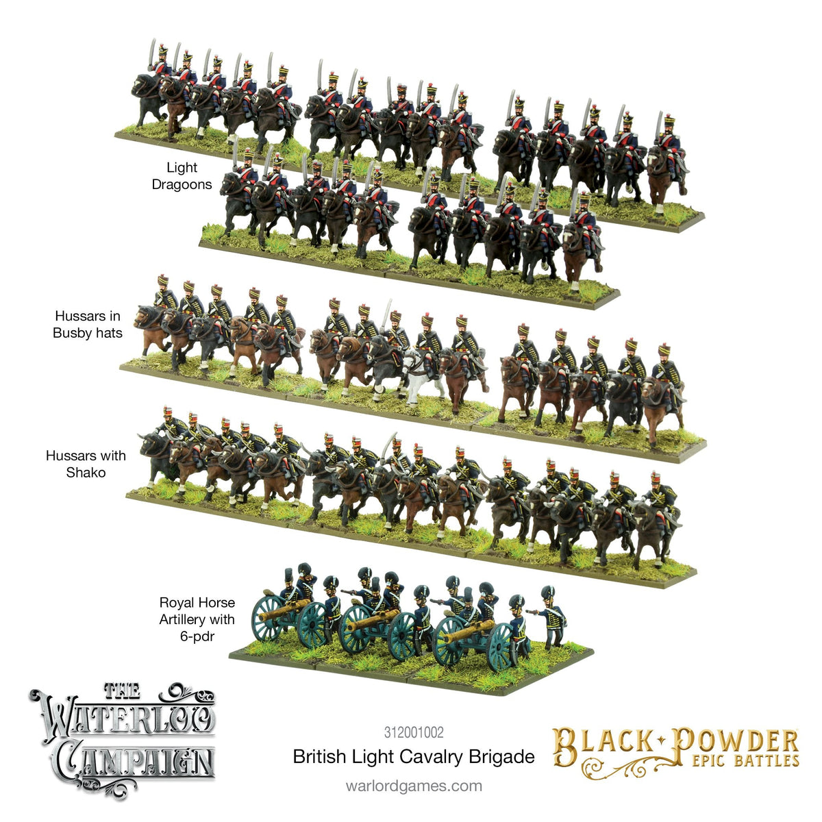 Black Powder Epic Battles: Waterloo - British Light Cavalry - Good Games