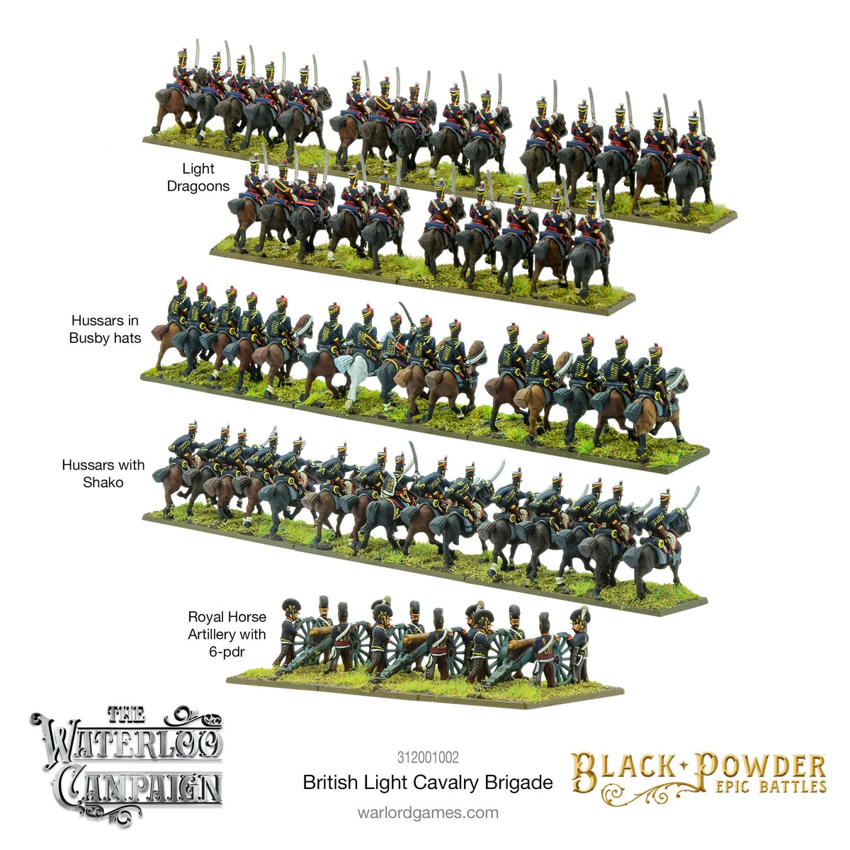 Black Powder Epic Battles: Waterloo - British Light Cavalry - Good Games