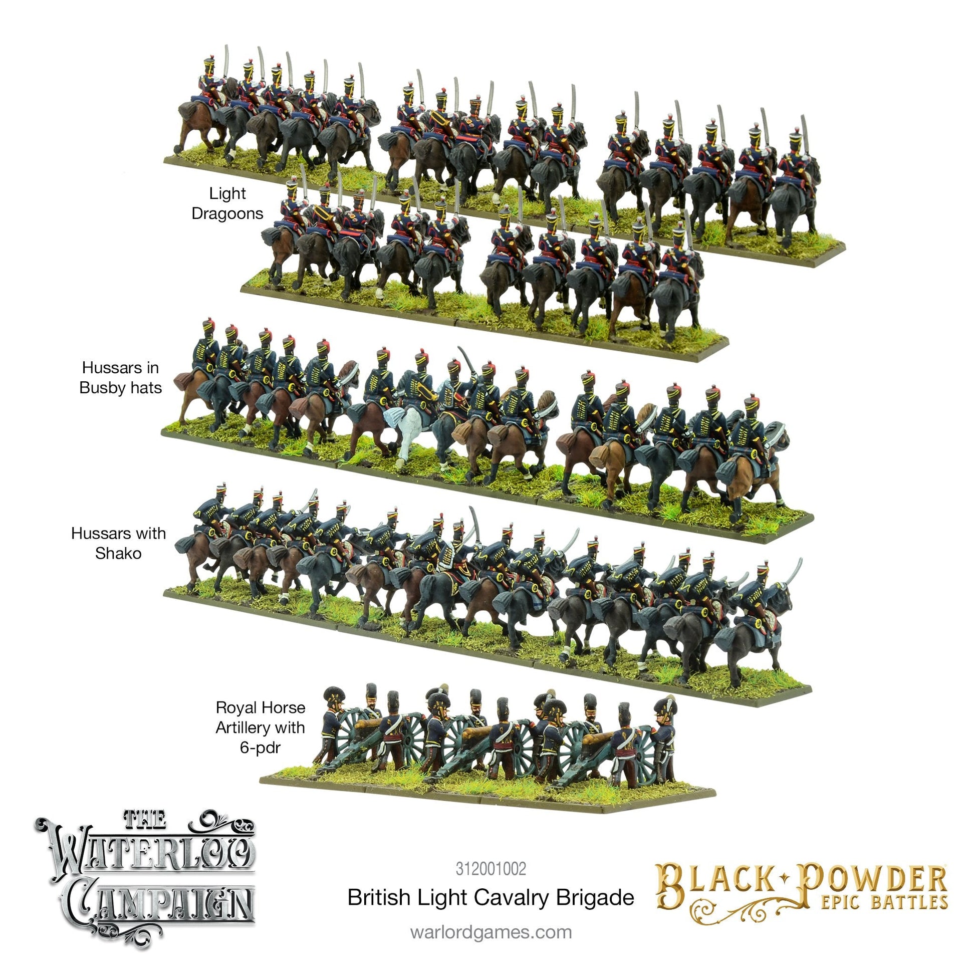 Black Powder Epic Battles: Waterloo - British Light Cavalry - Good Games