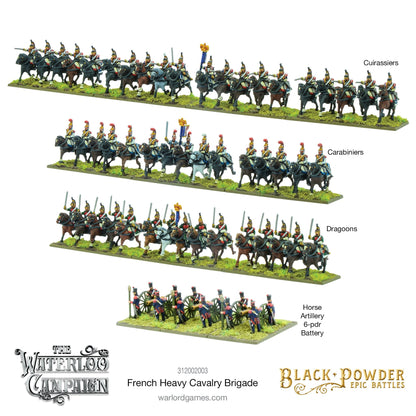 Black Powder Epic Battles: Waterloo - French Heavy Cavalry - Good Games