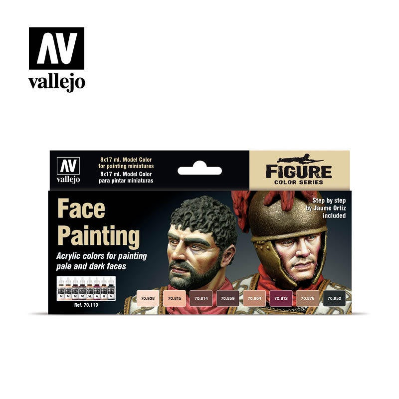 Vallejo Model Colour - Face Painting Set (8) by Jaume Ortiz - Good Games