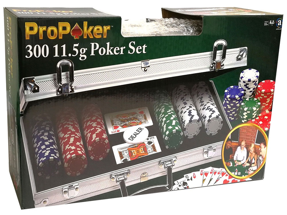 Pro Poker 300pc 11.5gm Set - Good Games
