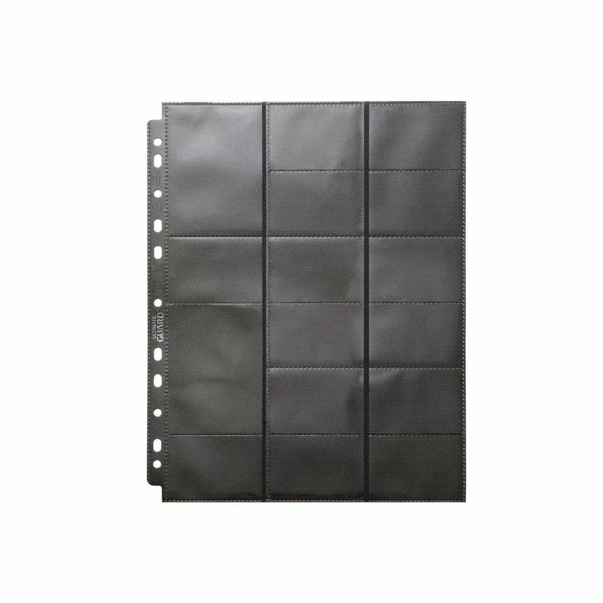 Ultimate Guard 32-Pocket Pages Standard Size & Mini American Black (10) - Good Games