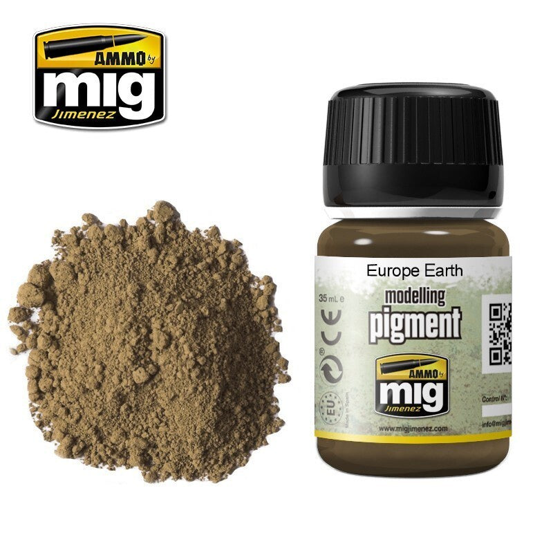 Ammo by MIG Pigments Europe Earth 35ml - Good Games