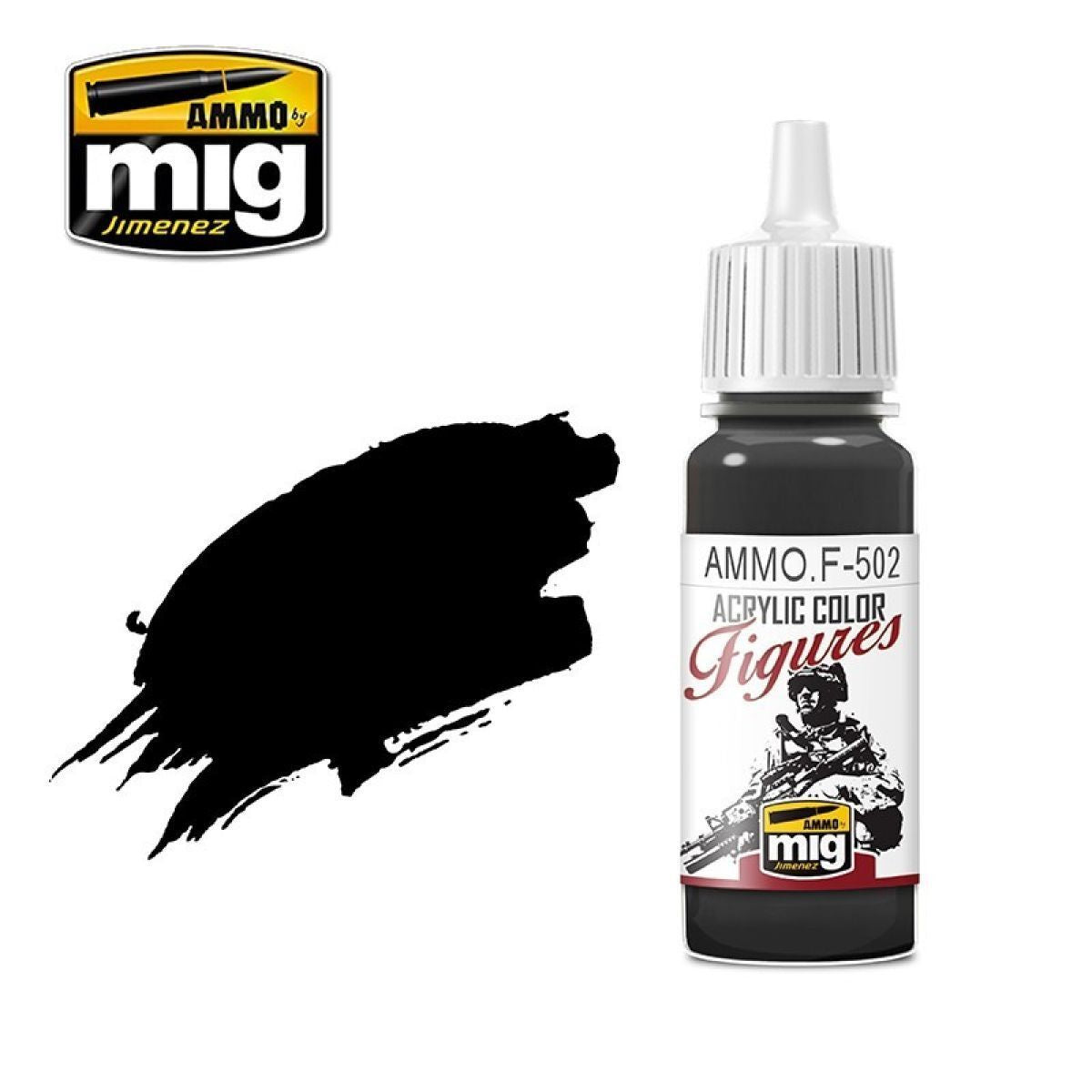 Ammo by MIG Figures Paints Outlining Black 17ml - Good Games