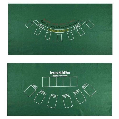 Blackjack &amp; Poker Mat - Good Games