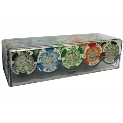 Poker Chips - 11.5gm Tray 100 Pieces - Good Games