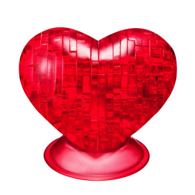 3D Crystal Puzzle Red Heart - Good Games