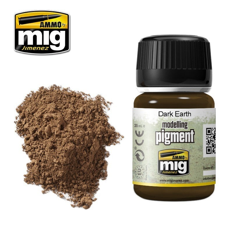 Ammo by MIG Pigments Dark Earth 35ml - Good Games