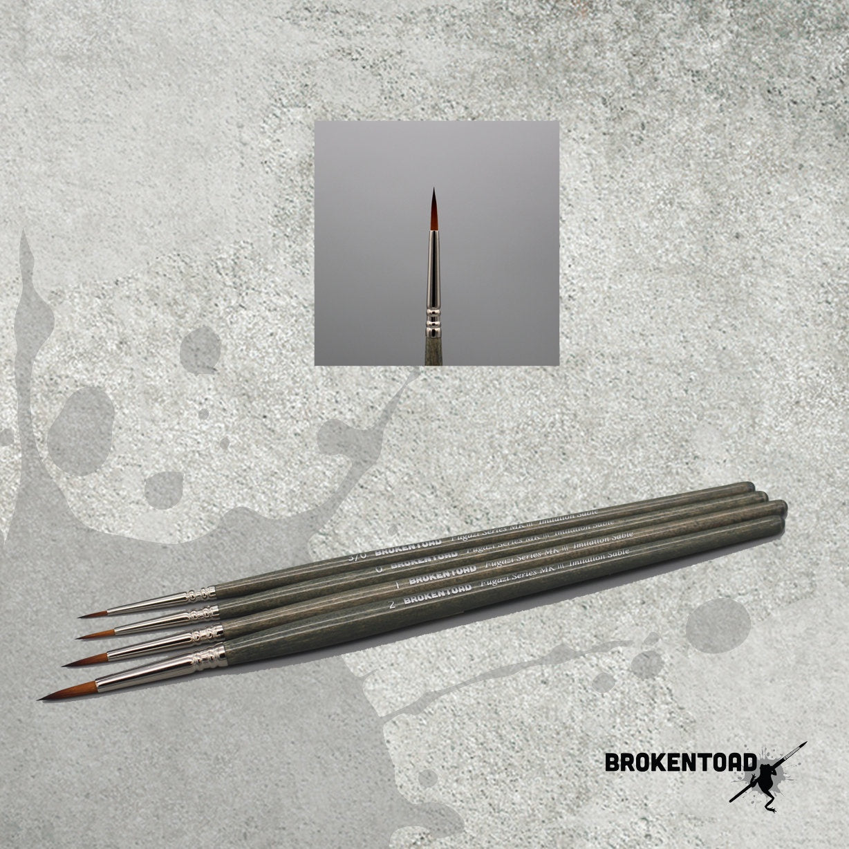 Broken Toad - Fugazi Series MK3 Brush - Size 1 - Good Games